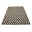 Tapis gris moderne en similicuir 8X10