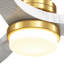 Ventilateur de plafond moderne à 3 pales de 52 po avec télécommande et ensemble d'éclairage Nicola-401489835