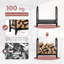 Seavir 46cm W Metal Log Rack