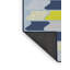 Tapis bleu/jaune à motifs-1712190924