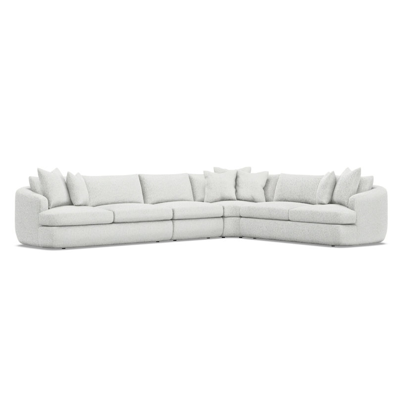Jules Fabric 4 Pc Sectional, 1000-002