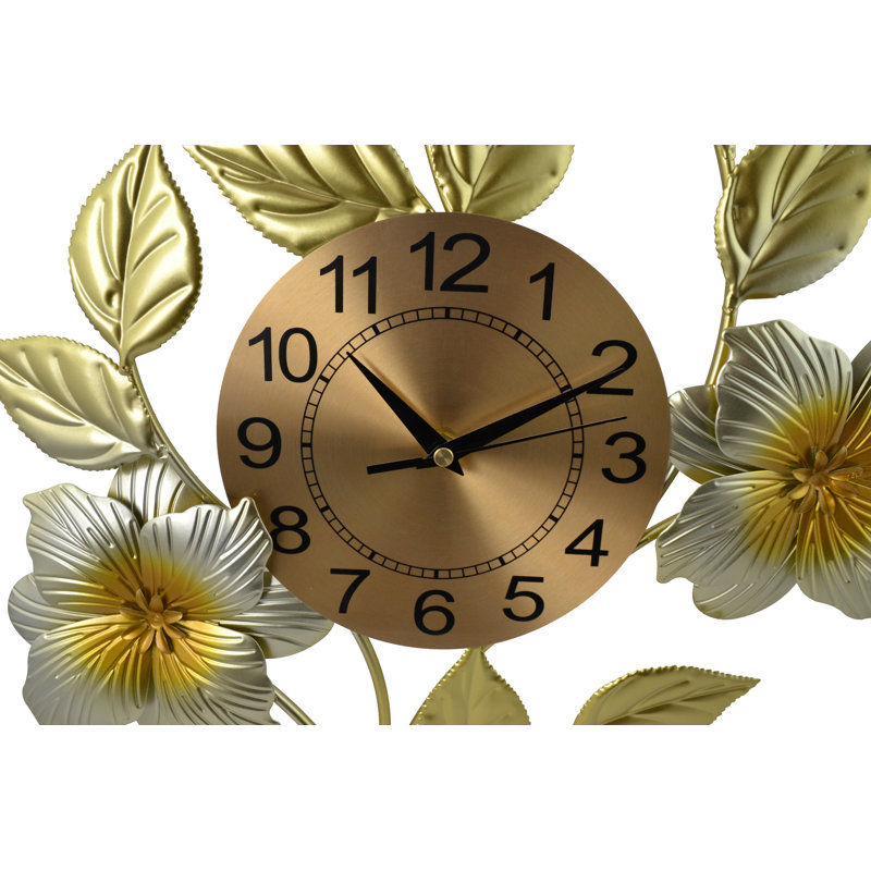 Tabletop Clock in Gold