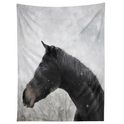 Tapisserie winter cheval par chelsea victoria