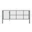 Knarr 150cm H x 350cm W Grey Metal Gate