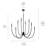 8 - Light Steel Dimmable Chandelier-1426489127