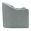 Fauteuil d'appoint rayé bleu spa Gaddis