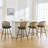 Cane Back Swivel Upholstered Stool-310099297-310099302-323371339