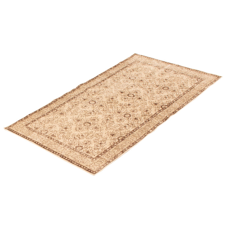Tapis crème rétro Trayven 3 pi 10 po x 6 pi 10 po