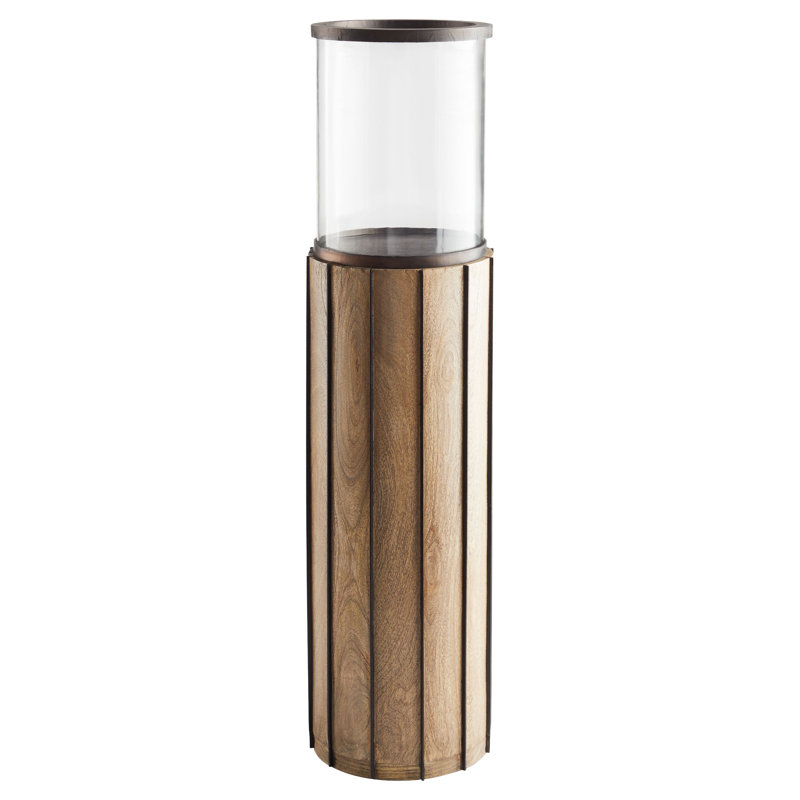 Reed Hurricane Candle Holder, 42" H x 10" W x 10" D