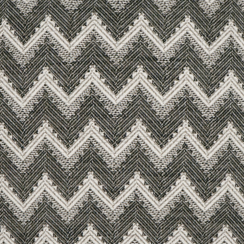 Parquet Pillow Cover & Insert, Charcoal, Square 24"