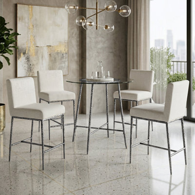 Lalia 5-Piece Counter Height Table Set