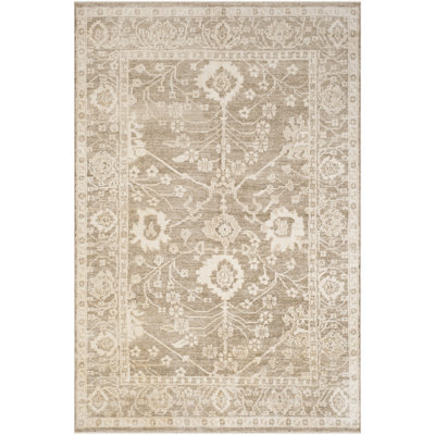 Oushak Hand Knotted Viscose Rug