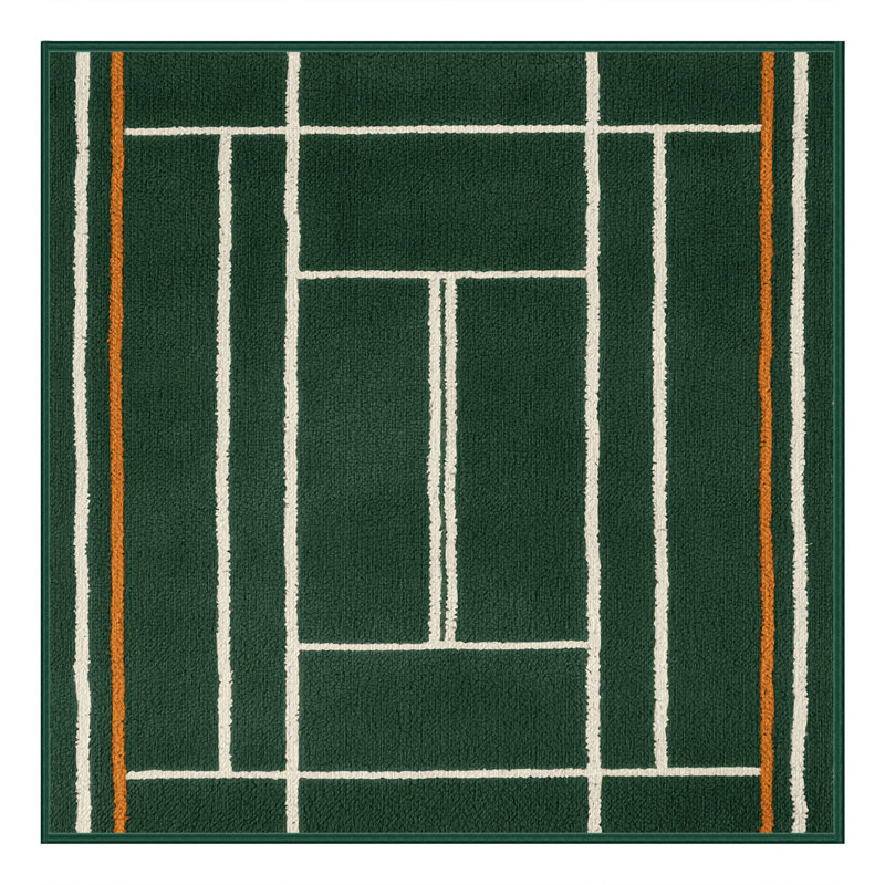  Tapis de tennis lavable, Carré 7 pi x 7 pi