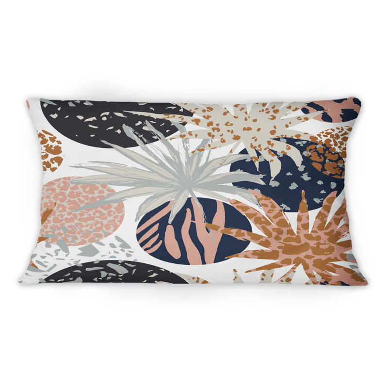 Coussin décoratif à tendance géométrique tropicale tendance 1