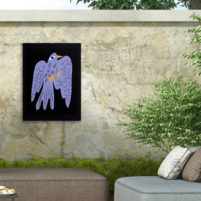 Little Dean  Blue Bird Outdoor  Canvas