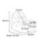 Fauteuil inclinable multifonctionnel en similicuir-1253252754