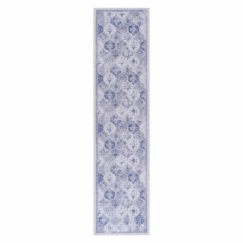 Indoor Washable Rug, Area Rug For Bedroom, Living Room, Dining Room, Runner 2'6" x 10'
