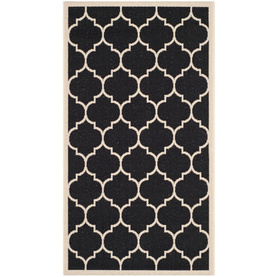 Tapis d'intérieur / extérieur à motif géométrique Herefordshire Performance