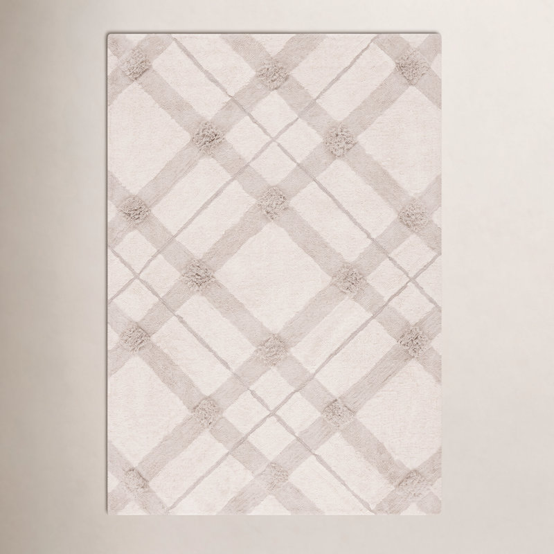 Auguste Washable Plaid Indoor Rug, Rectangle 3' x 5'