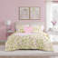 Ensemble d'édredon réversible jaune Betsey Johnson Gingham Rose-127112930-127112931