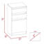 Commode 2 tiroirs Ganyn