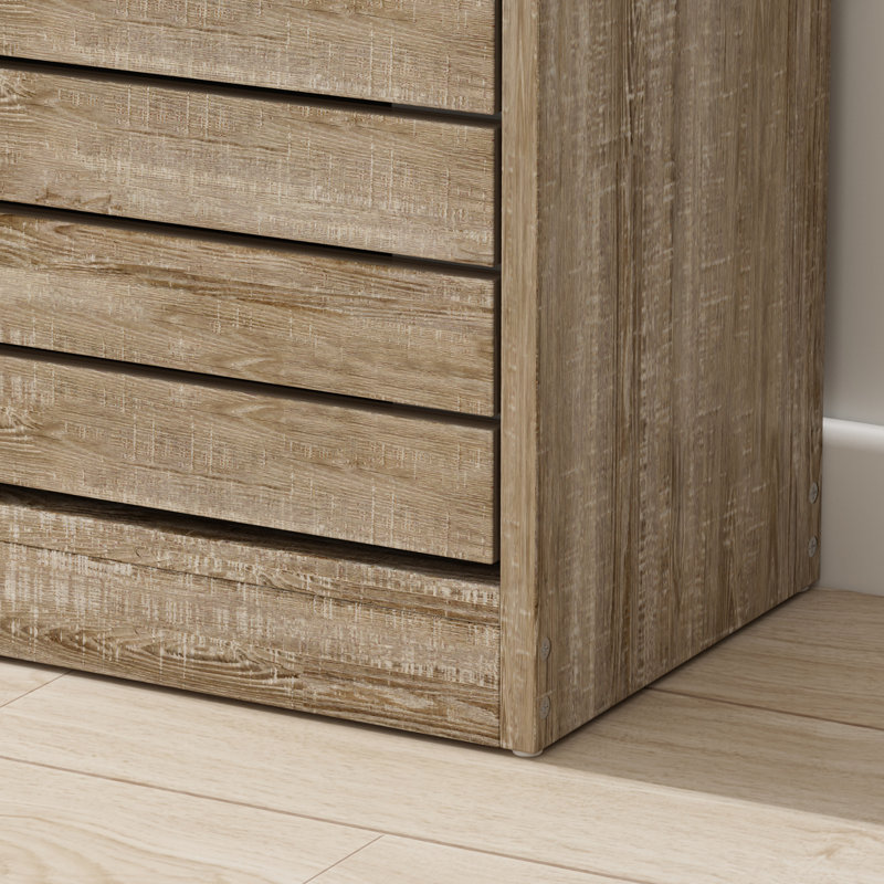 Armoire de rangement pour 10 à 10 paires de chaussures, Brun clair