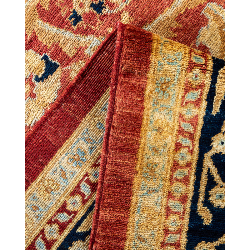 Sharanya One-of-a-Kind 9' 2" X 11' 9" Hand Knotted Area Rug