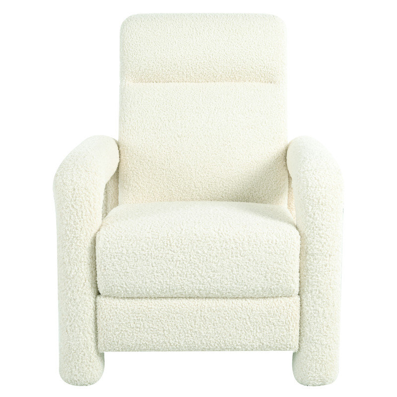 Fauteuil inclinable 31,25 po avec dossier inclinable et dossier réglable, Beige, Beige