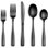 20-piece Black Stainless Steel Silverware Set