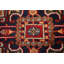 Tapis à motif géométrique rond 8x8