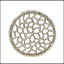 Modern Mesh Stool With Unique Abstract Pattern And Durable Aluminum Frame For Outdoor And Indoor Use