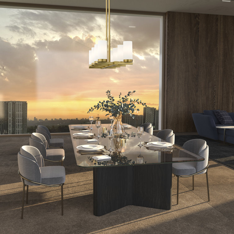 Danica 8 Light Linear Chandelier