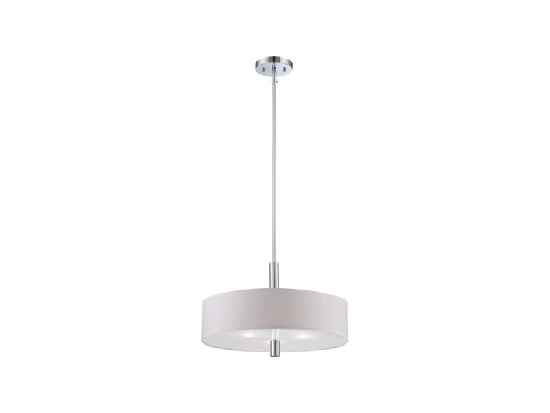 0006FAE530E7492BAB9DDADD9C3A2713 Luminaire suspendu 3 lumières (chrome)