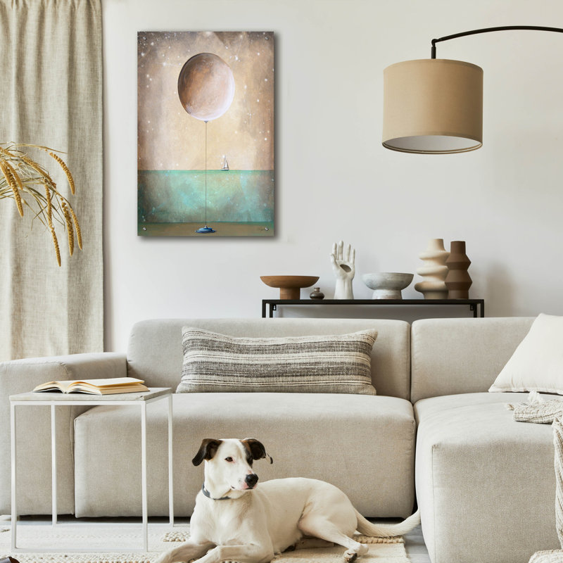 Winston Porter «High Tide» par Cindy Thornton, art mural en verre acrylique, ACR-42250, H 36 po x l 24 po x P 0,2 po