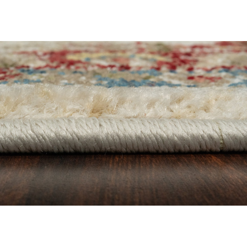 Tapis ivoire Dahl, Tapis de couloir 2 pi 2 po x 7 pi 5 po