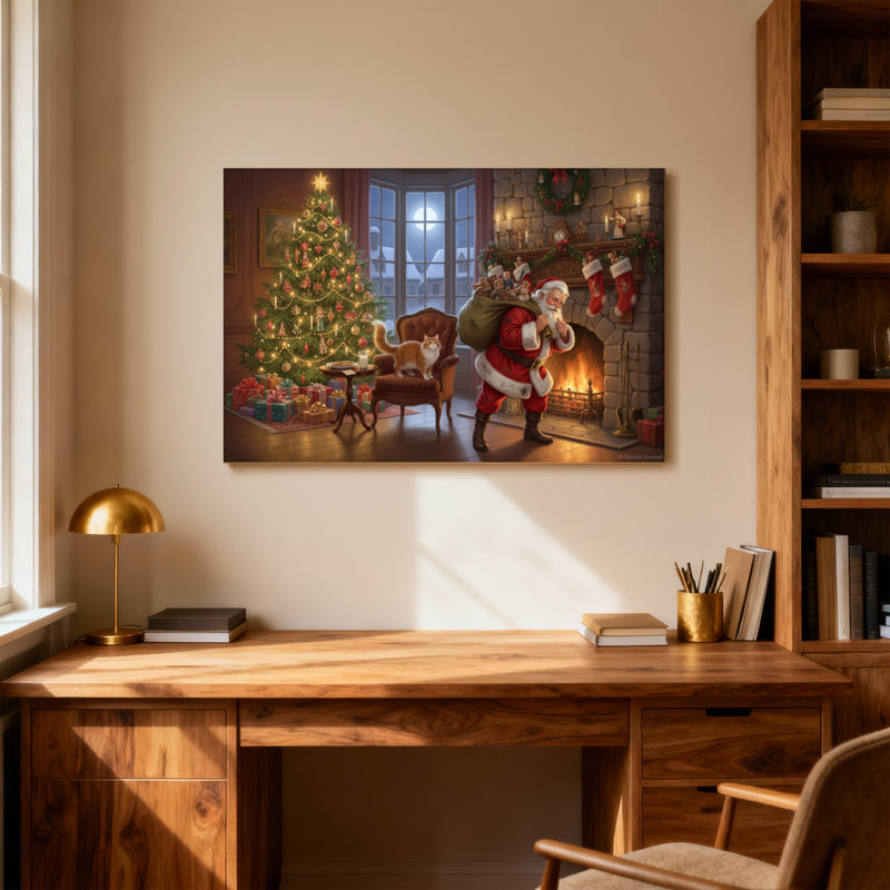 Sac de Noël pour père Noël et sapin de Noël, H 24 po x l 36 po