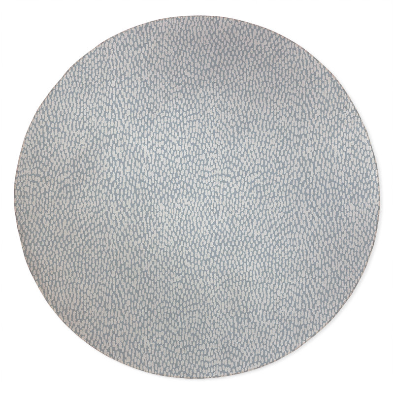 Twinkle Splat Non-Slip Outdoor Rug, Round 5'