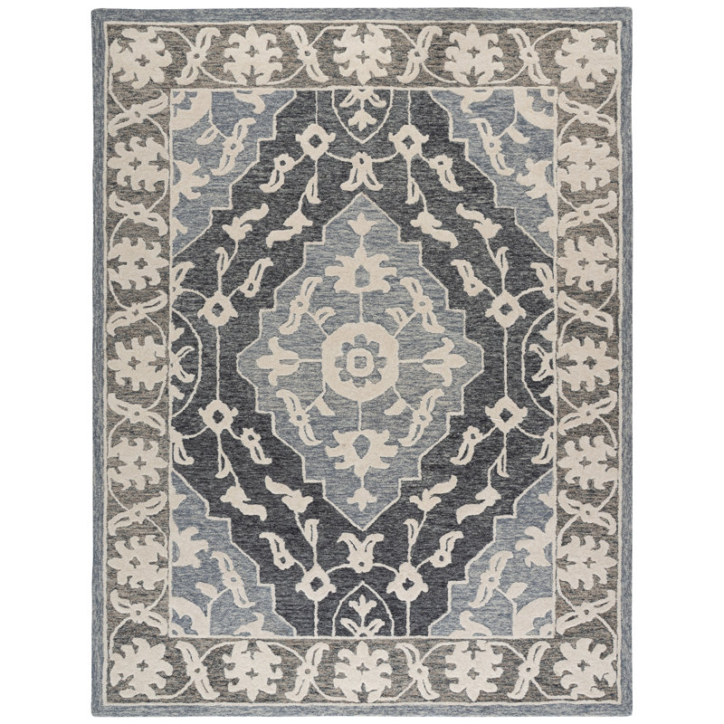 Metro 709 Hand Tufted 80% Wool; 20% Cotton Oriental Rug, Rectangle 8' x 10'