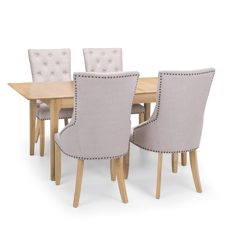 Mapleview 4 - Person Solid Wood Dining Set