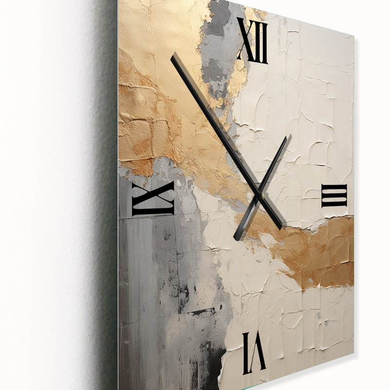 Horloge murale abstraite, Grand