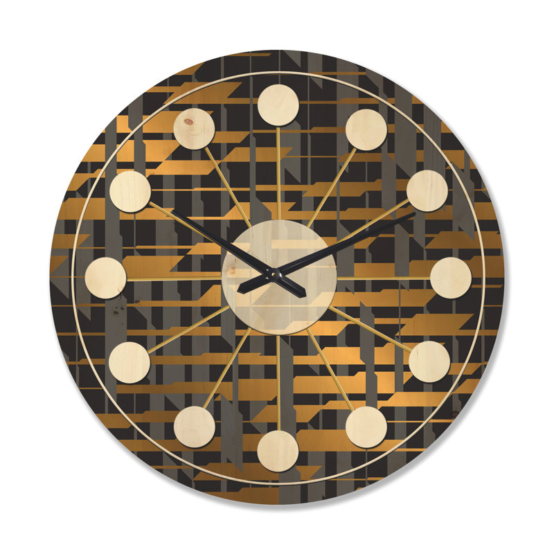 Horloge murale à carreaux, Grand