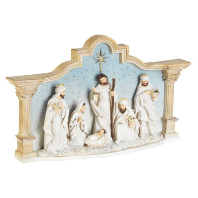 Scène de ville de Noël 1 pièce 8,5 po