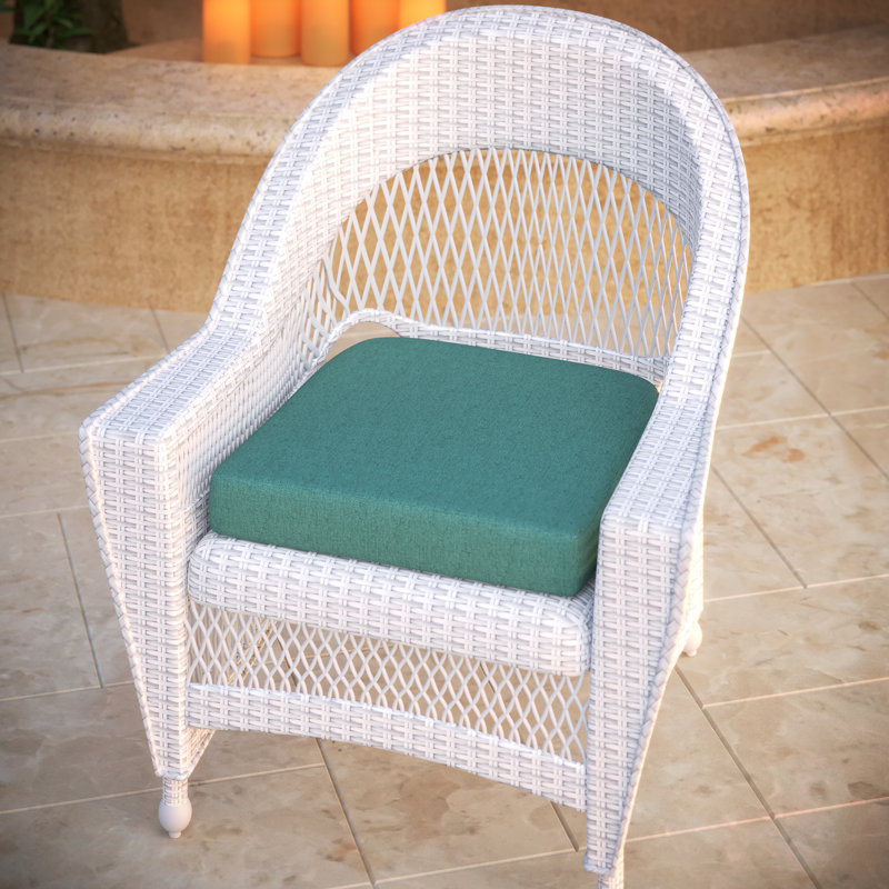 Dining ChairSeat Pad Replacement Cushion – 19L x 19W x 2.5D, Cast Breeze Sunbrella® Plainweave