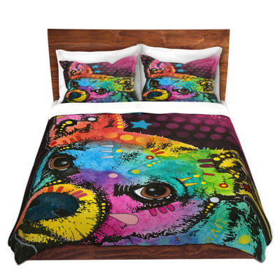 DiaNoche Twin Duvet Cover Sets Microfiber by Dean Russo - Huh Chihuahua Dog