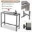 Counter Height 36.97'' Iron Bar Table-166947701-159474300