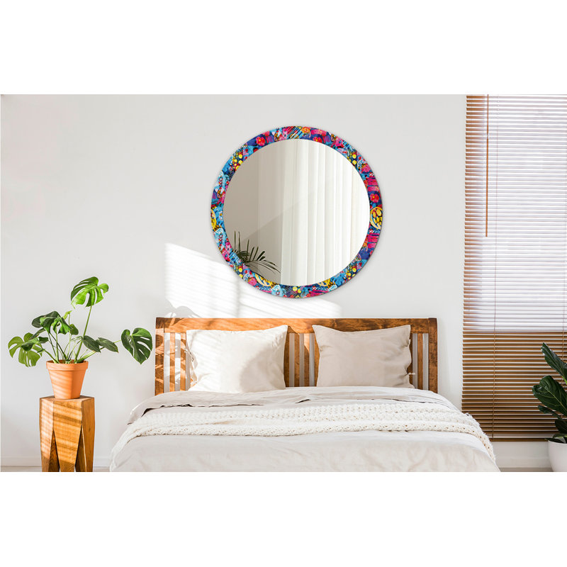 Huldar Glass Flat Wall Mirror