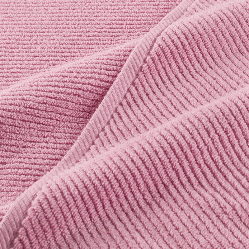 Ensemble de débarbouillettes en coton 6 pièces, Rose