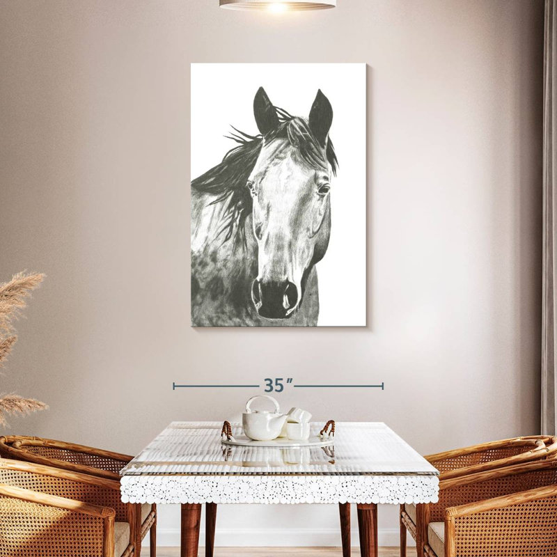 «Brampt Wildlife Snapshot Horse I», H 45 po x l 30 po