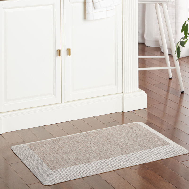 Tapis de cuisine Martha Stewart Mira, Brun café, Rectangle 1 pi 8 po x 2 pi 8 po
