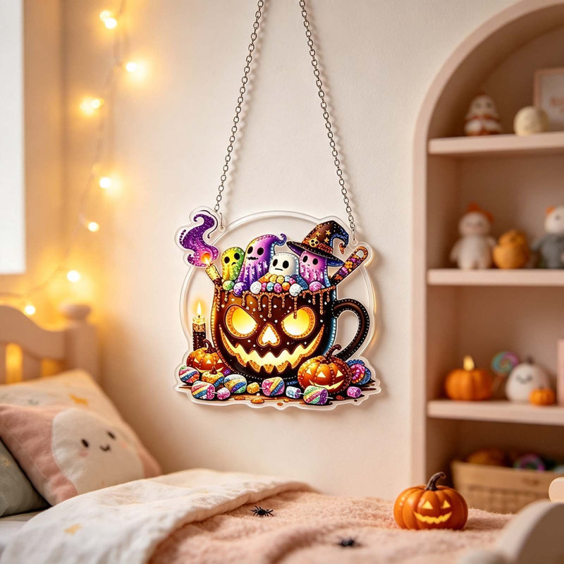 Panneau en acrylique d'Halloween, MRA